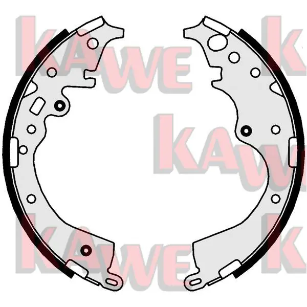 Handler.Part Brake shoe set KAWE 01035 1