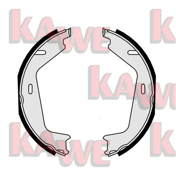 Handler.Part Brake shoe set, parking brake KAWE 01036 1