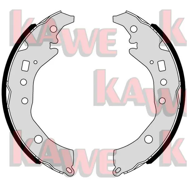 Handler.Part Brake shoe set KAWE 01044 1