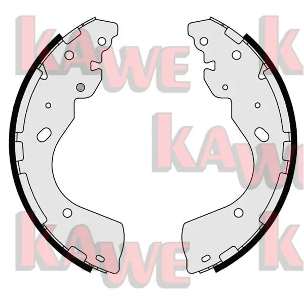 Handler.Part Brake shoe set KAWE 01073 1