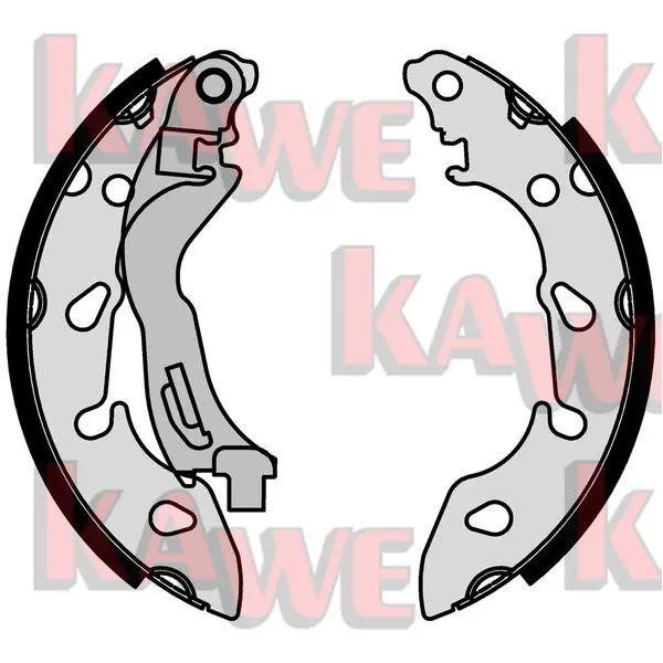 Handler.Part Brake shoe set KAWE 01088 1