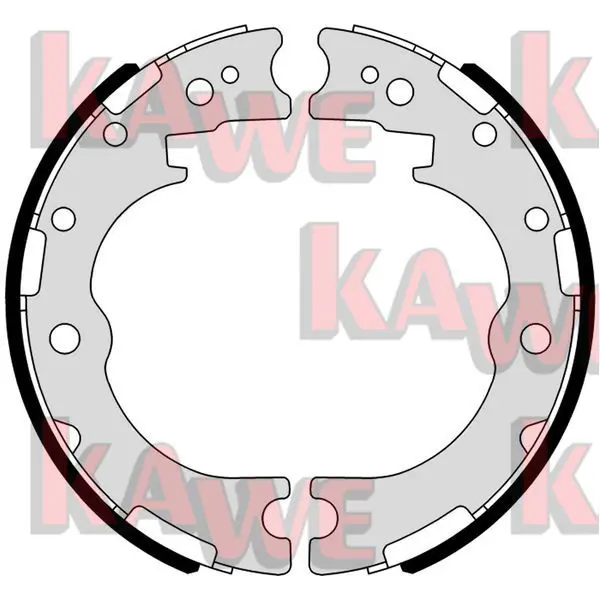 Handler.Part Brake shoe set, parking brake KAWE 01089 1