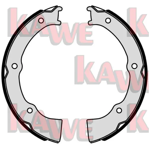 Handler.Part Brake shoe set, parking brake KAWE 01092 1