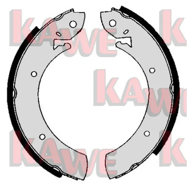 Handler.Part Brake shoe set KAWE 01150 1