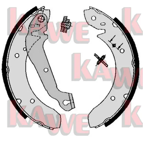 Handler.Part Brake shoe set KAWE 01360 1