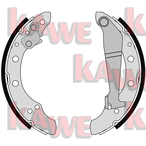 Handler.Part Brake shoe set KAWE 04100 1