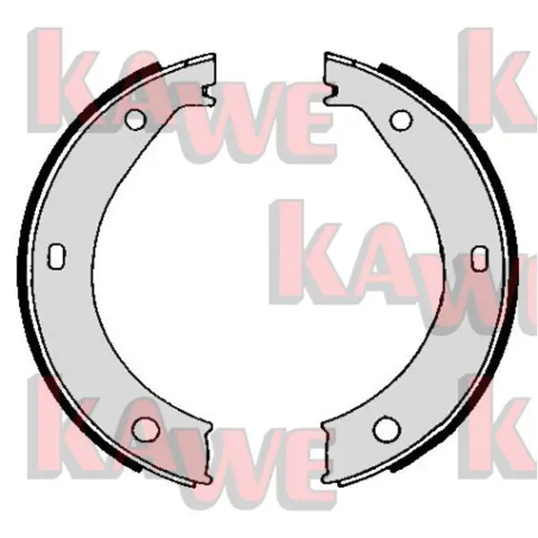 Handler.Part Brake shoe set, parking brake KAWE 04690 1