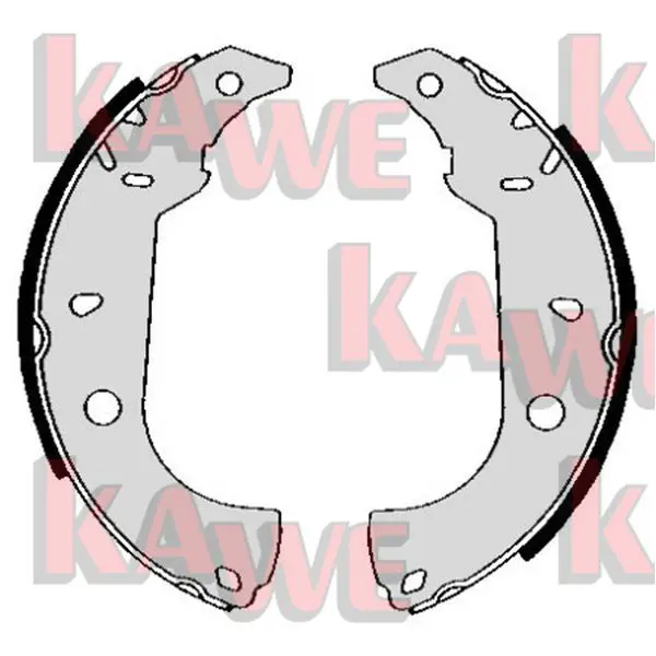 Handler.Part Brake shoe set KAWE 04860 1