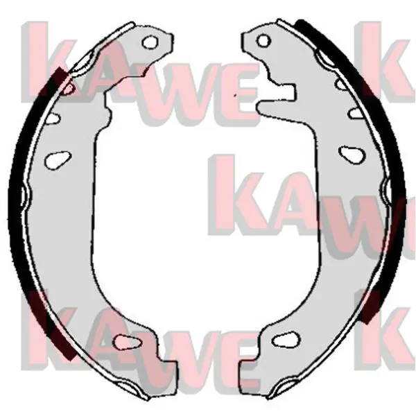 Handler.Part Brake shoe set KAWE 04880 1