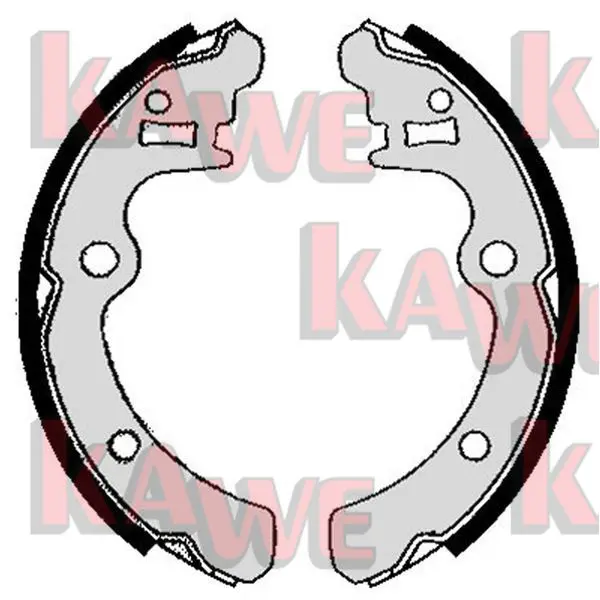 Handler.Part Brake shoe set KAWE 04890 1