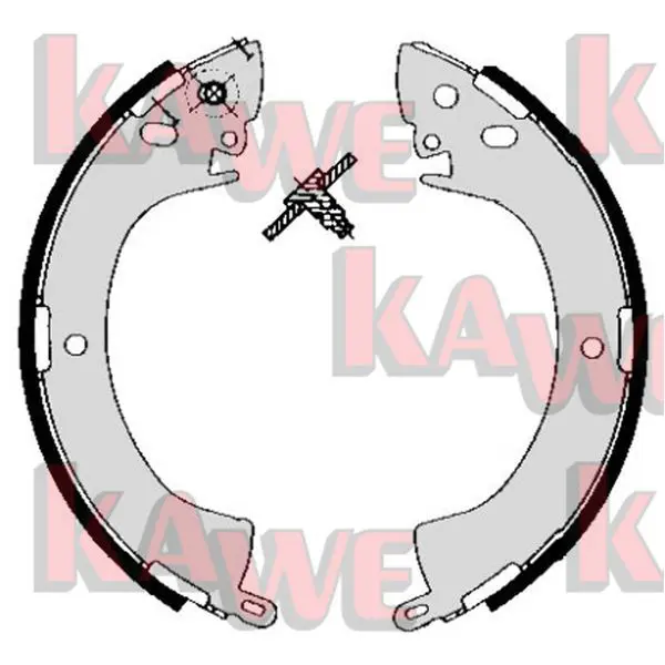 Handler.Part Brake shoe set KAWE 05240 1