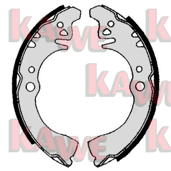 Handler.Part Brake shoe set KAWE 05640 1