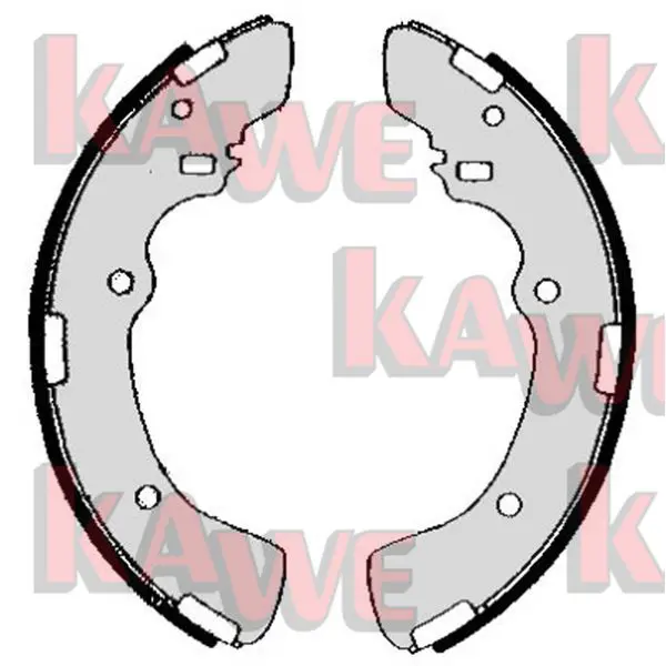 Handler.Part Brake shoe set KAWE 05670 1