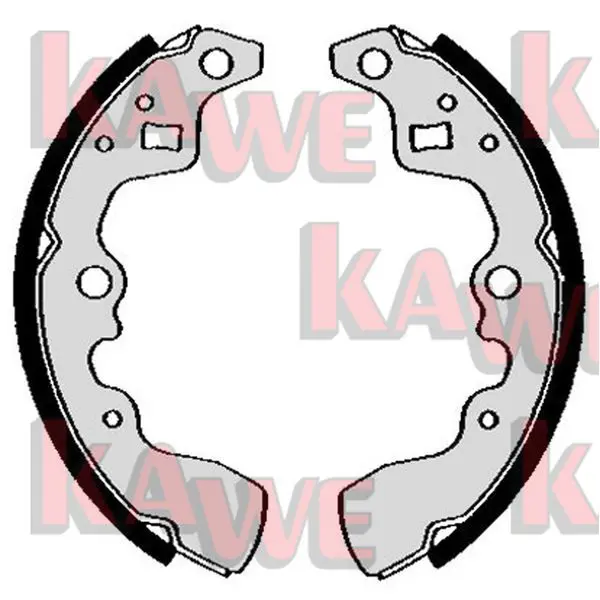 Handler.Part Brake shoe set KAWE 05720 1