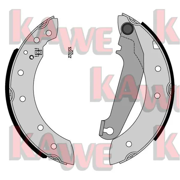 Handler.Part Brake shoe set KAWE 05750 1