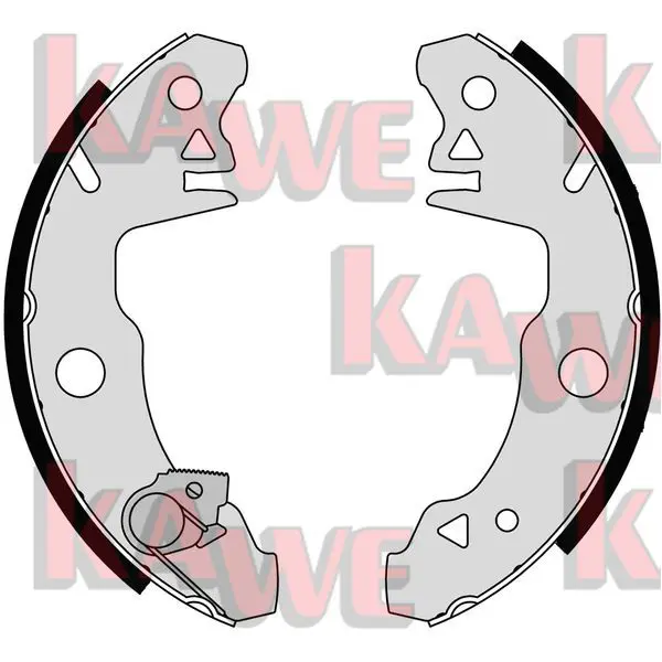 Handler.Part Brake shoe set KAWE 05980 1