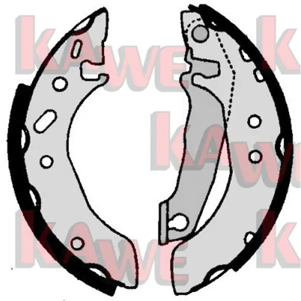 Handler.Part Brake shoe set KAWE 06030 1