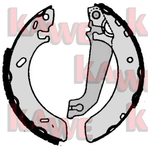 Handler.Part Brake shoe set KAWE 06050 1