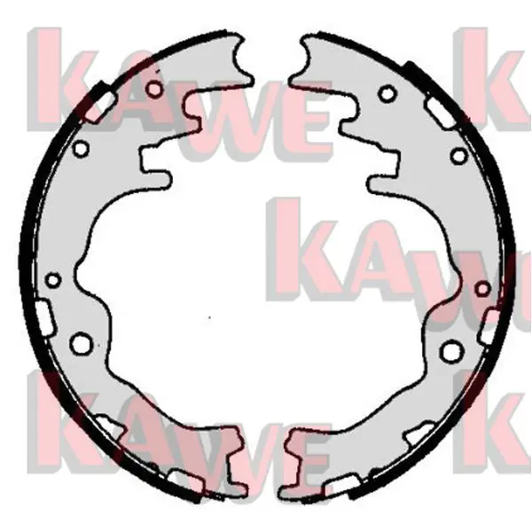 Handler.Part Brake shoe set KAWE 06510 1