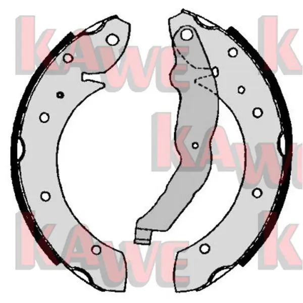 Handler.Part Brake shoe set KAWE 06860 1