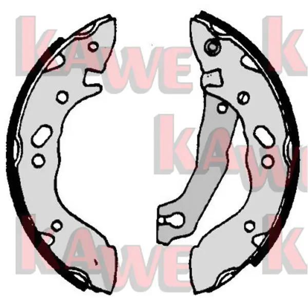 Handler.Part Brake shoe set KAWE 07000 1