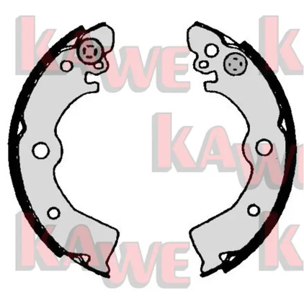 Handler.Part Brake shoe set KAWE 07030 1