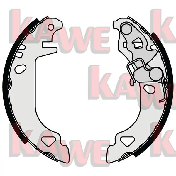 Handler.Part Brake shoe set KAWE 07070 1