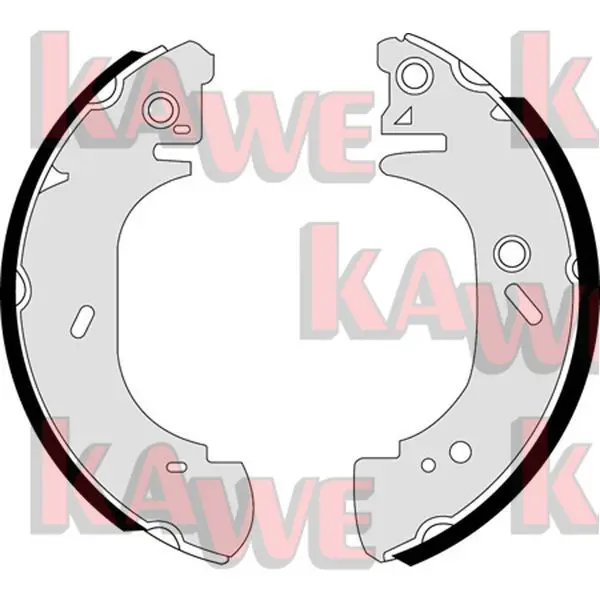 Handler.Part Brake shoe set KAWE 07410 1