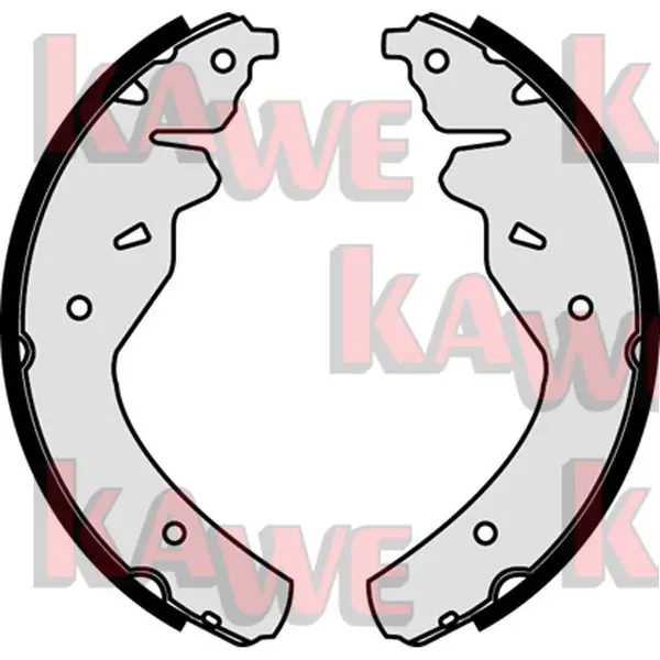 Handler.Part Brake shoe set KAWE 07450 1