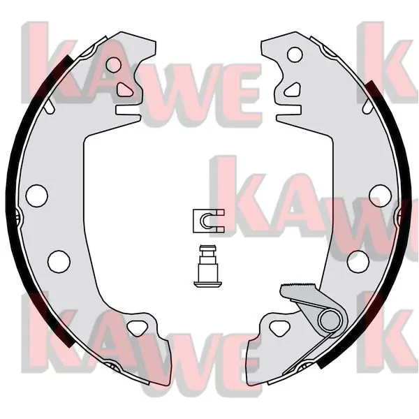 Handler.Part Brake shoe set KAWE 07520 1