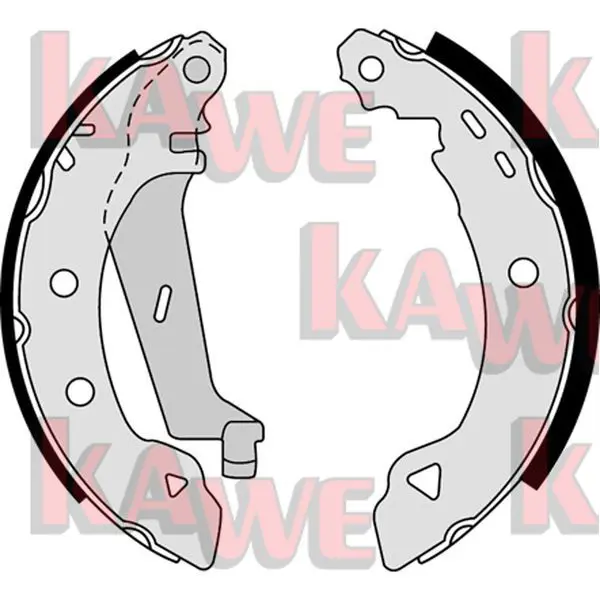 Handler.Part Brake shoe set KAWE 07530 1