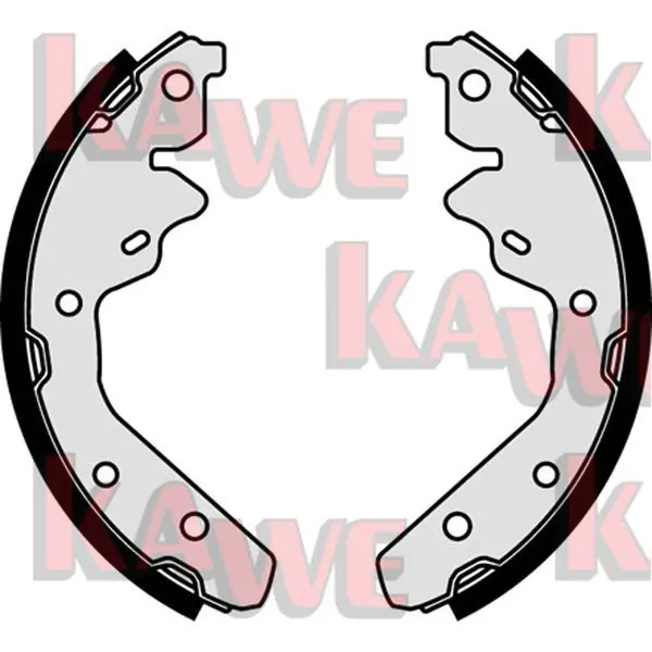 Handler.Part Brake shoe set KAWE 07630 1