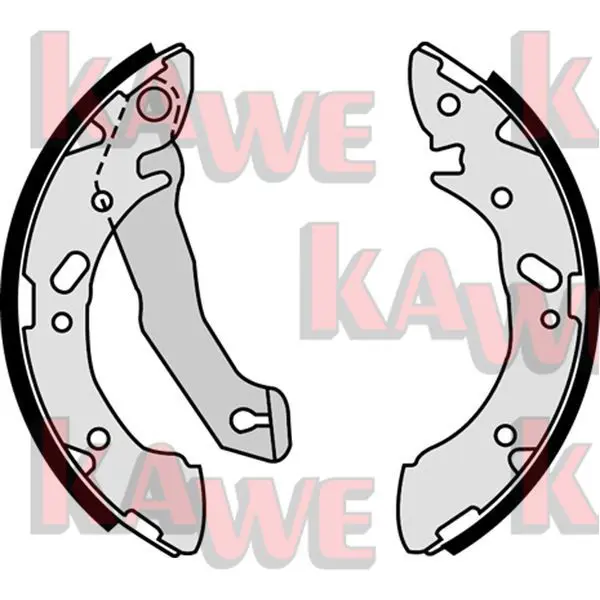 Handler.Part Brake shoe set KAWE 07870 1