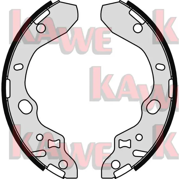 Handler.Part Brake shoe set KAWE 07910 1