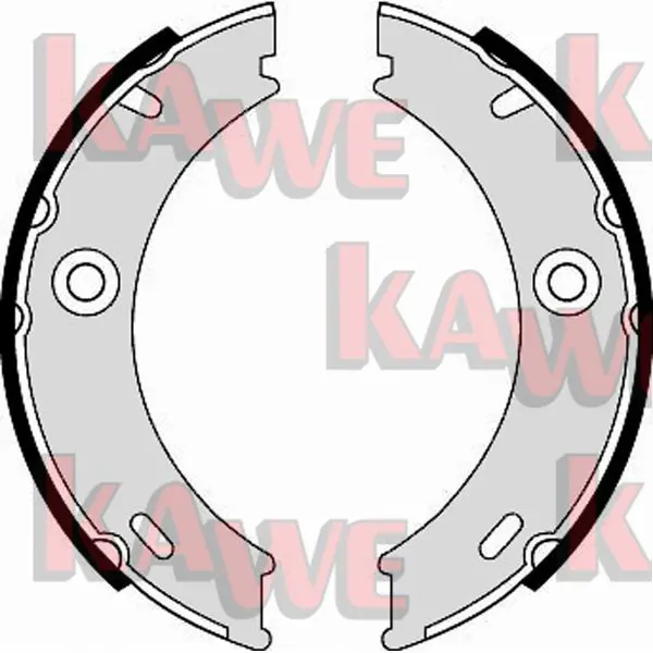 Handler.Part Brake shoe set, parking brake KAWE 07970 1