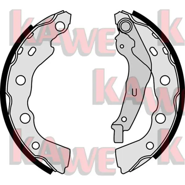 Handler.Part Brake shoe set KAWE 07990 1