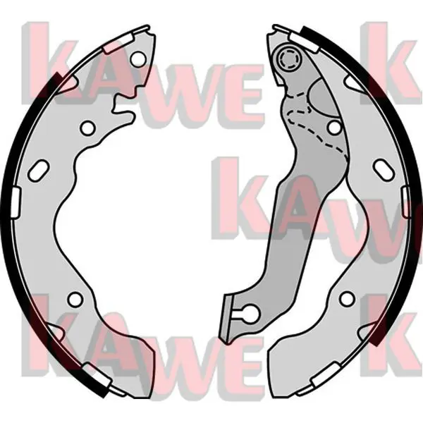 Handler.Part Brake shoe set KAWE 08010 1