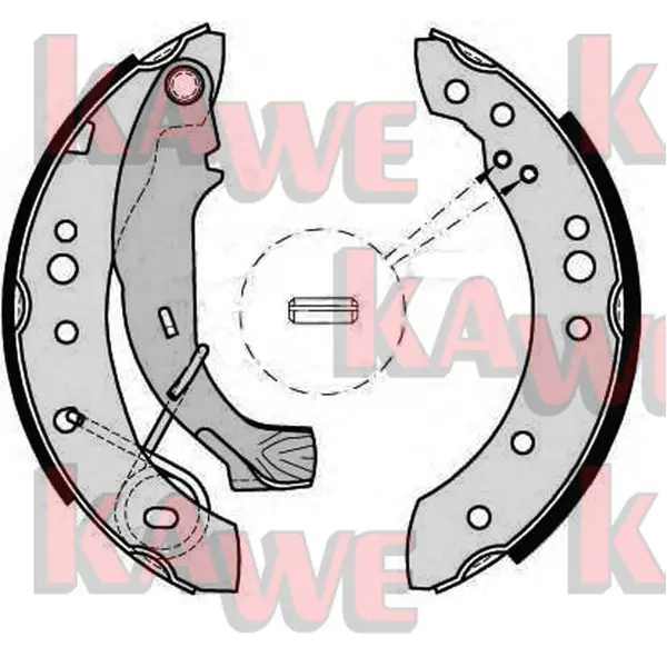 Handler.Part Brake shoe set KAWE 08150 1