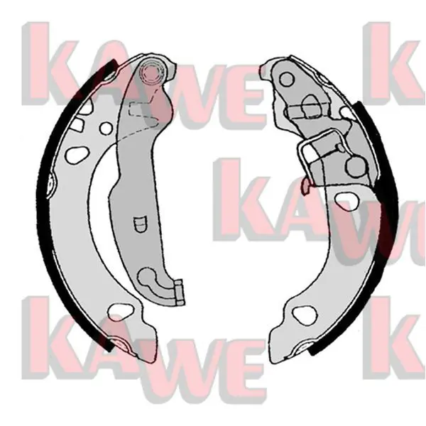 Handler.Part Brake shoe set KAWE 08190 1