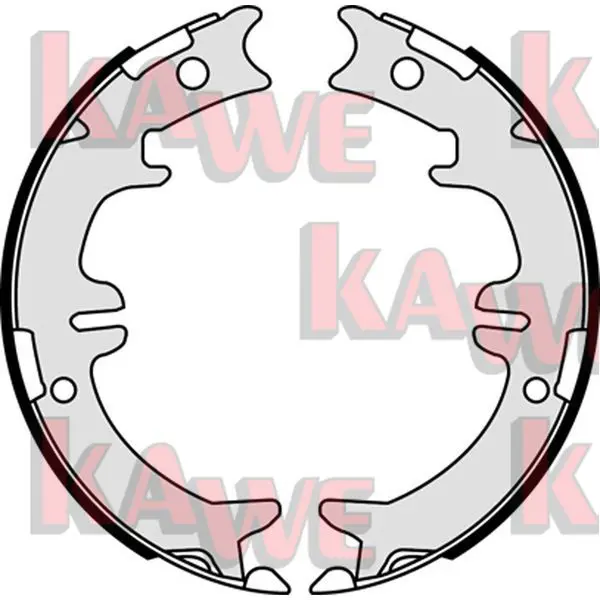 Handler.Part Brake shoe set, parking brake KAWE 08340 1