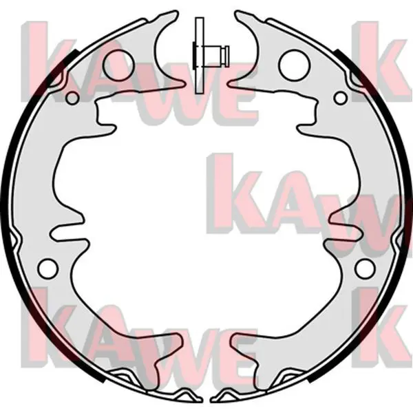 Handler.Part Brake shoe set, parking brake KAWE 08380 1