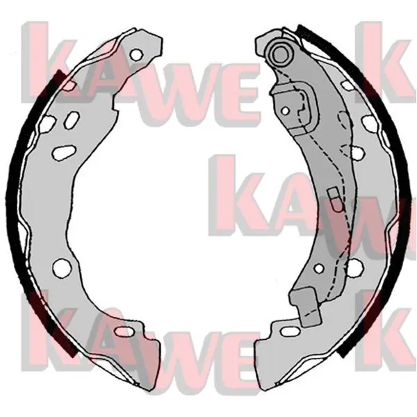 Handler.Part Brake shoe set KAWE 08630 1