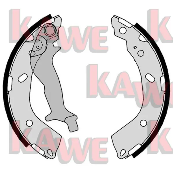 Handler.Part Brake shoe set KAWE 08760 1