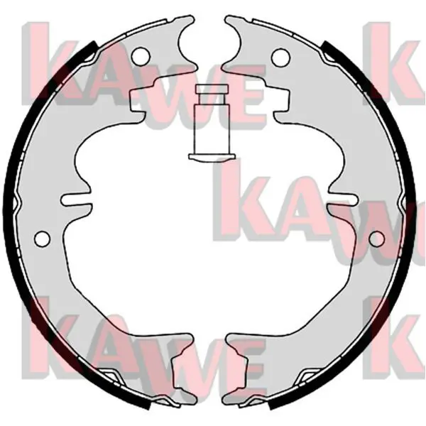 Handler.Part Brake shoe set, parking brake KAWE 08850 1