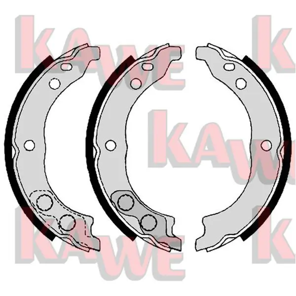 Handler.Part Brake shoe set, parking brake KAWE 08900 1