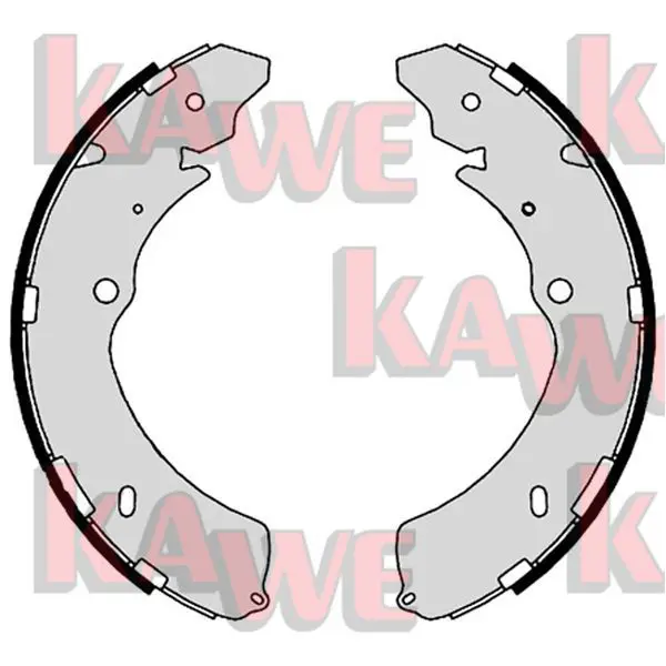 Handler.Part Brake shoe set KAWE 08910 1