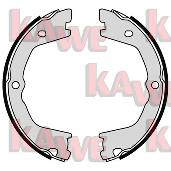 Handler.Part Brake shoe set, parking brake KAWE 09080 1