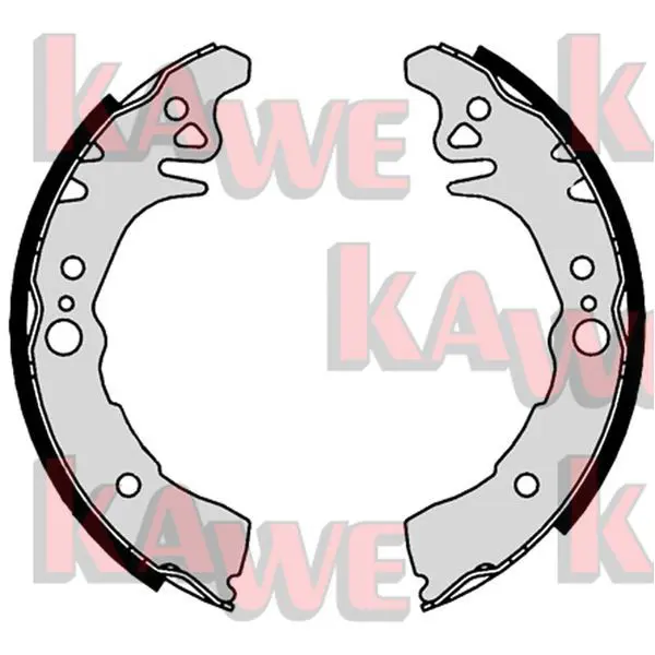 Handler.Part Brake shoe set KAWE 09160 1