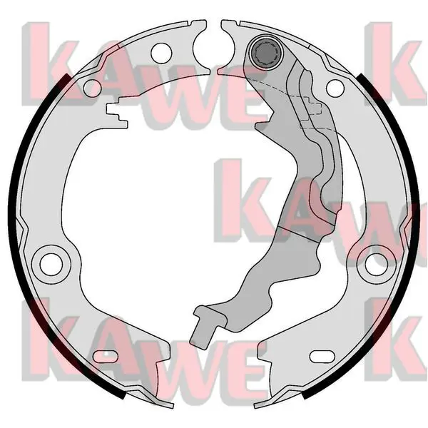 Handler.Part Brake shoe set, parking brake KAWE 09440 1