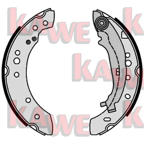 Handler.Part Brake shoe set KAWE 09640 1